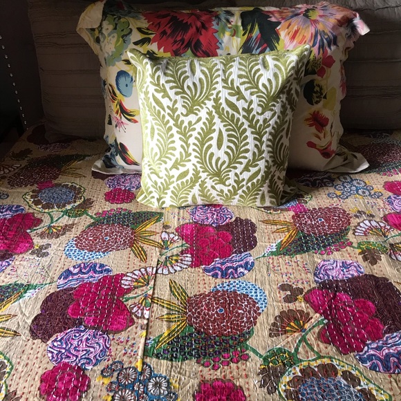 handmade Other - Lightweight Cotton Reversible Floral Print Q…